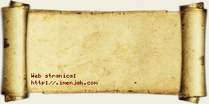 Jana Mirković vizit kartica